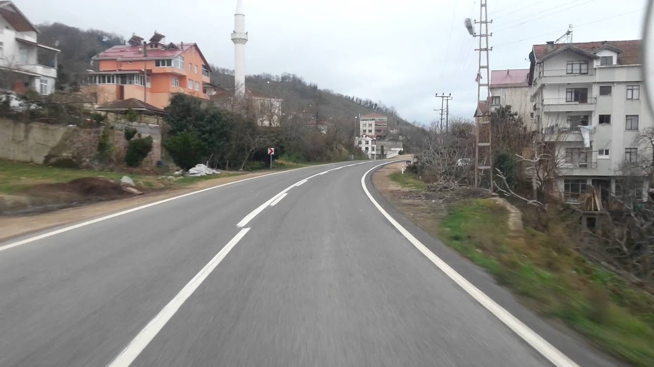 Ordu sahil yolu tehlikeli virajlar 1080p (HD)