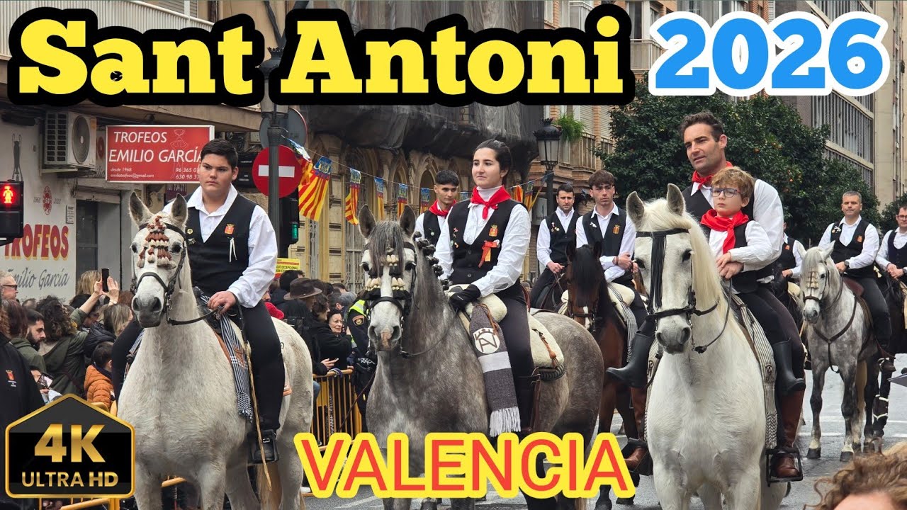 Bendición y desfile de animales Festividad de Sant Antoni Abad 2026 valencia 