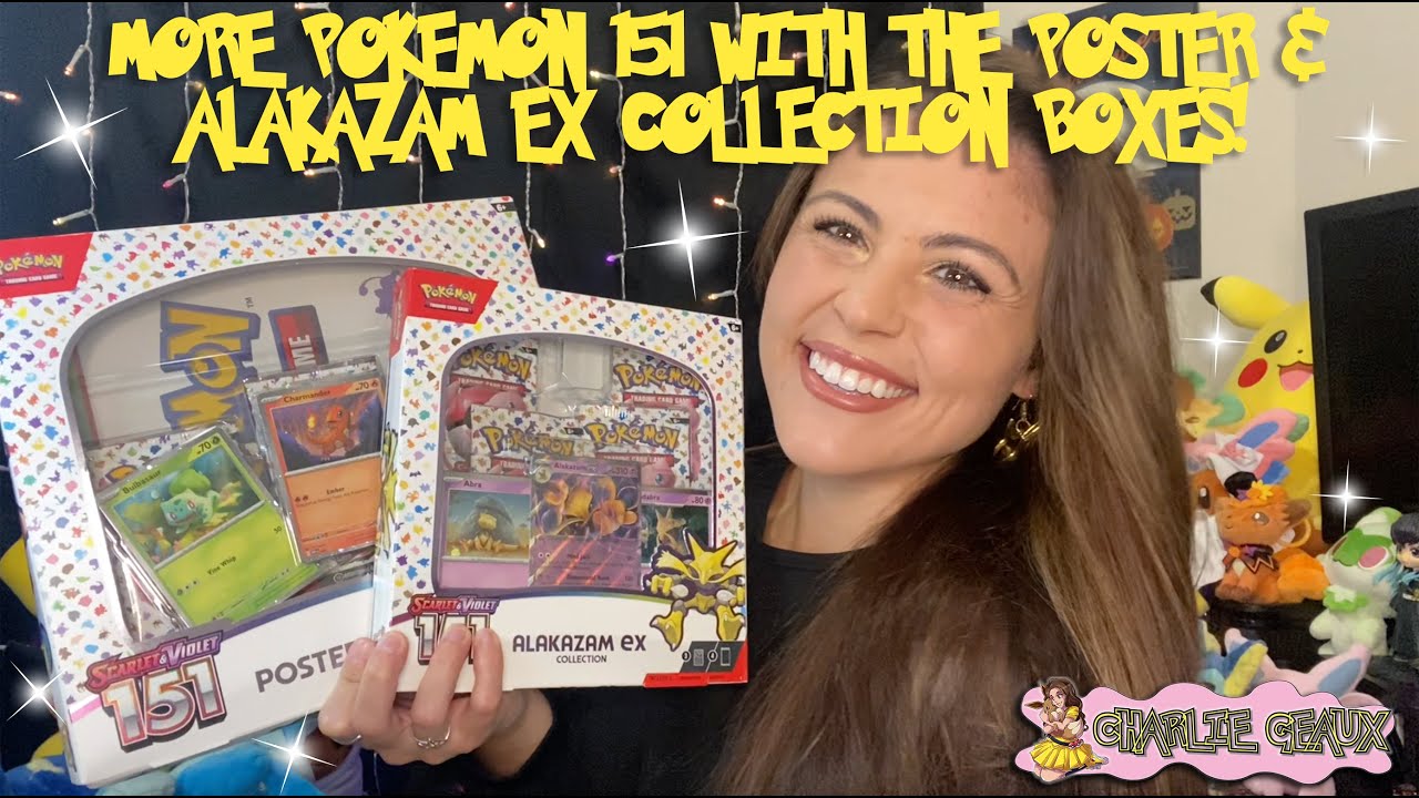 MORE POKÉMON 151? YES, PLEASE! OPENING BOTH THE POSTER & ALAKAZAM EX COLLECTION BOXES!