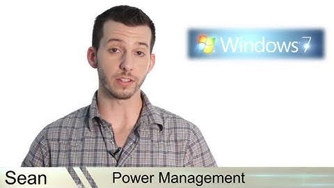 Learn Windows 7 - Power Management