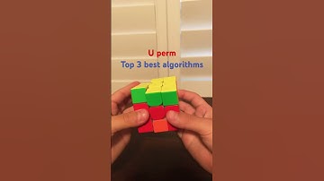 Top 3 best algorithms in cubing #cube #puzzle