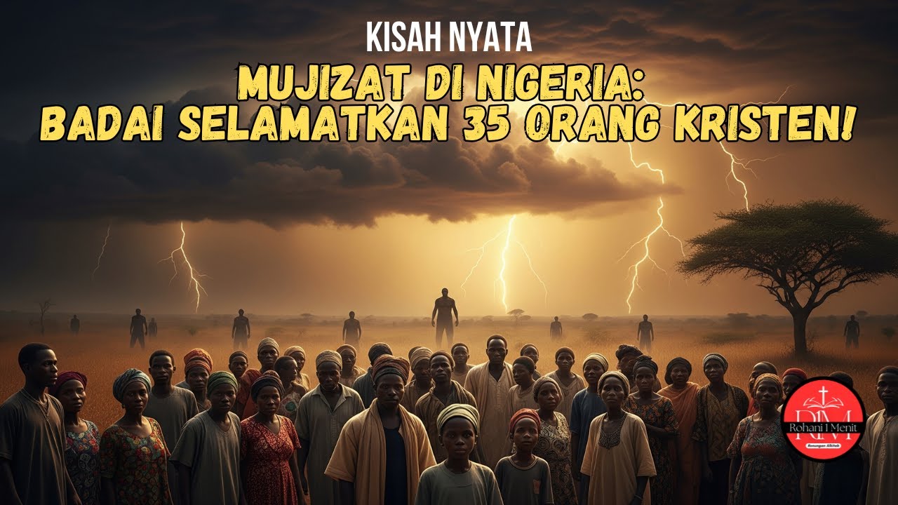 35 NYAWA Terancam di NIGERIA… Tuhan Menjawab dengan Badai Ajaib!