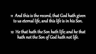 1st John Chapter 5 KJV AV Read Along