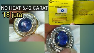 Hati-hati!! banyak batu sapphire star palsu (sintetis) pengetahuan buat pemula. agar tidak tertipu🙏