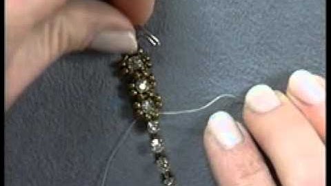 Beading Lesson with Beadalon® - Embellishing Crystal Cup Chain