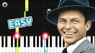 Frank Sinatra - "Fly Me To The Moon" - EASY Piano Tutorial & Sheet Music