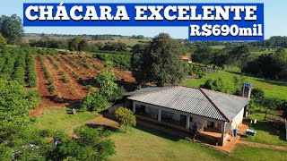 CHÁCARA COM 6 HECTARES - TERRA EXCELENTE E CASA MUITO BOA POMAR R$690mil