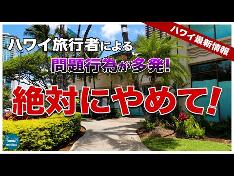 【ハワイで絶対にやってはいけない】旅行者による動画から大問題へと発展！【エアハワイ】【4K】