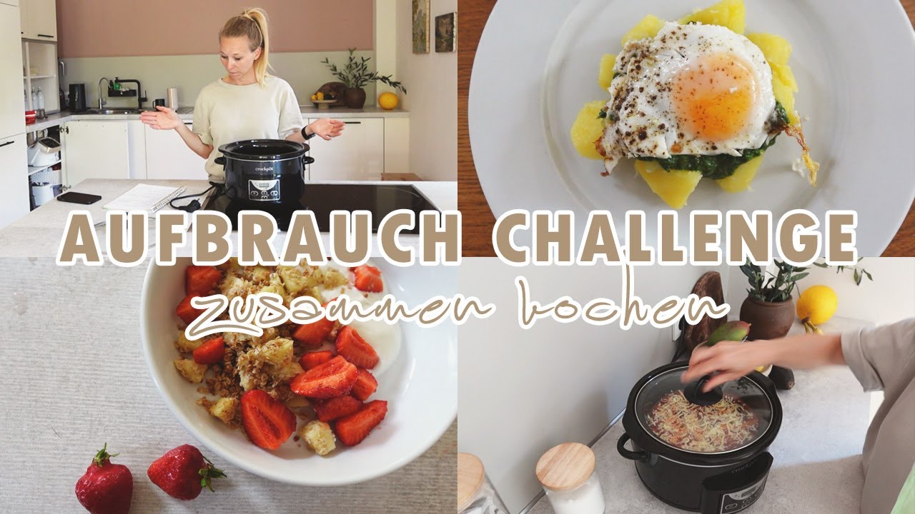 Lebensmittel aufbrauchen statt wegwerfen 🍲 | Woche 2 mit Haul 💸 & Essensplan 🍽️