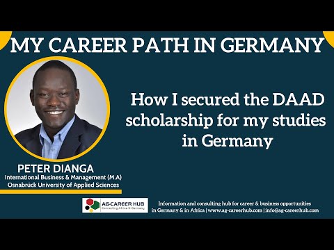 How I secured the DAAD scholarship for my studies in Germany