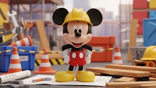 Mickey Mouse Construction Fun | Hot Diggity Dog Building Adventure for Kids