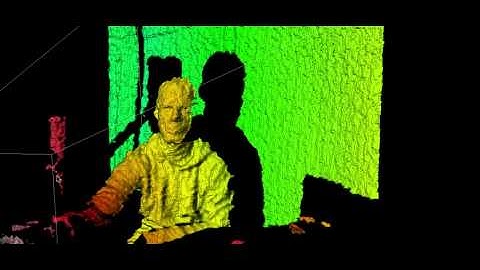 First experiments with Kinect