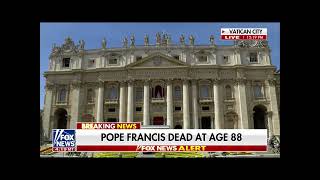 Campanone tolls for the death of Pope Francis