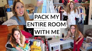 How to Pack Your Room to Move! Pack with me 2019