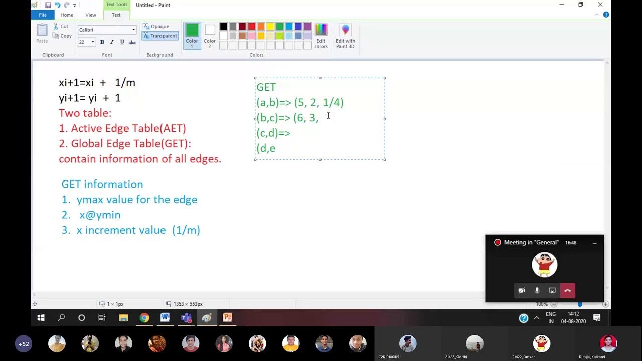 Computer Graphics : ScanLine Algorithm - YouTube