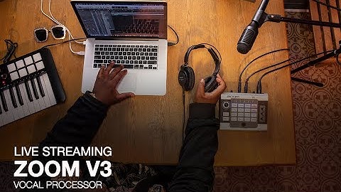 Zoom V3 Vocal Processor - Live Streaming with the V3
