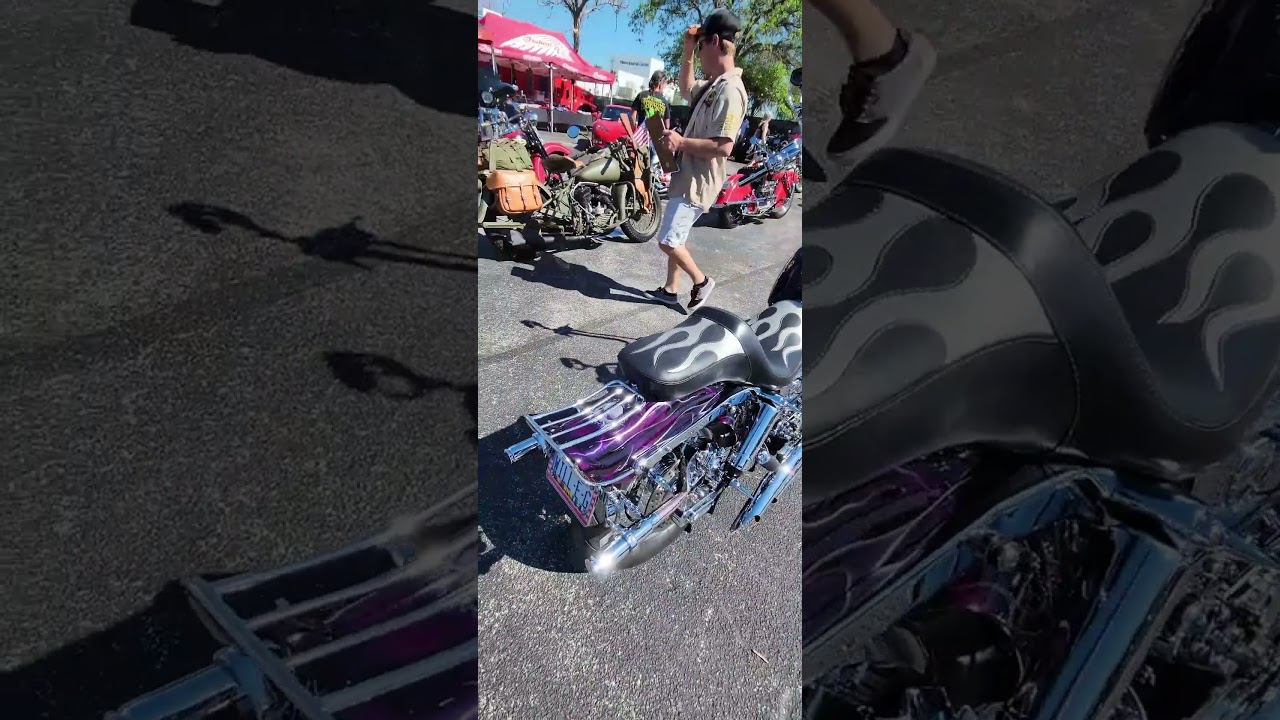 2023 Daytona Bike Week Custom Willie G FXR Skull Motorcycle 