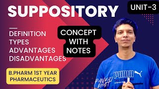 Suppository bases II types of Suppository bases with examples Pharmaceutics-I B Pharma 1st Sem.