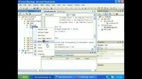 Asp.net Tutorial Update Querry Update Data in Database Table using Vb.net