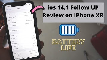 ios 14.1 Update on iPhone XR - Follow up Review !
