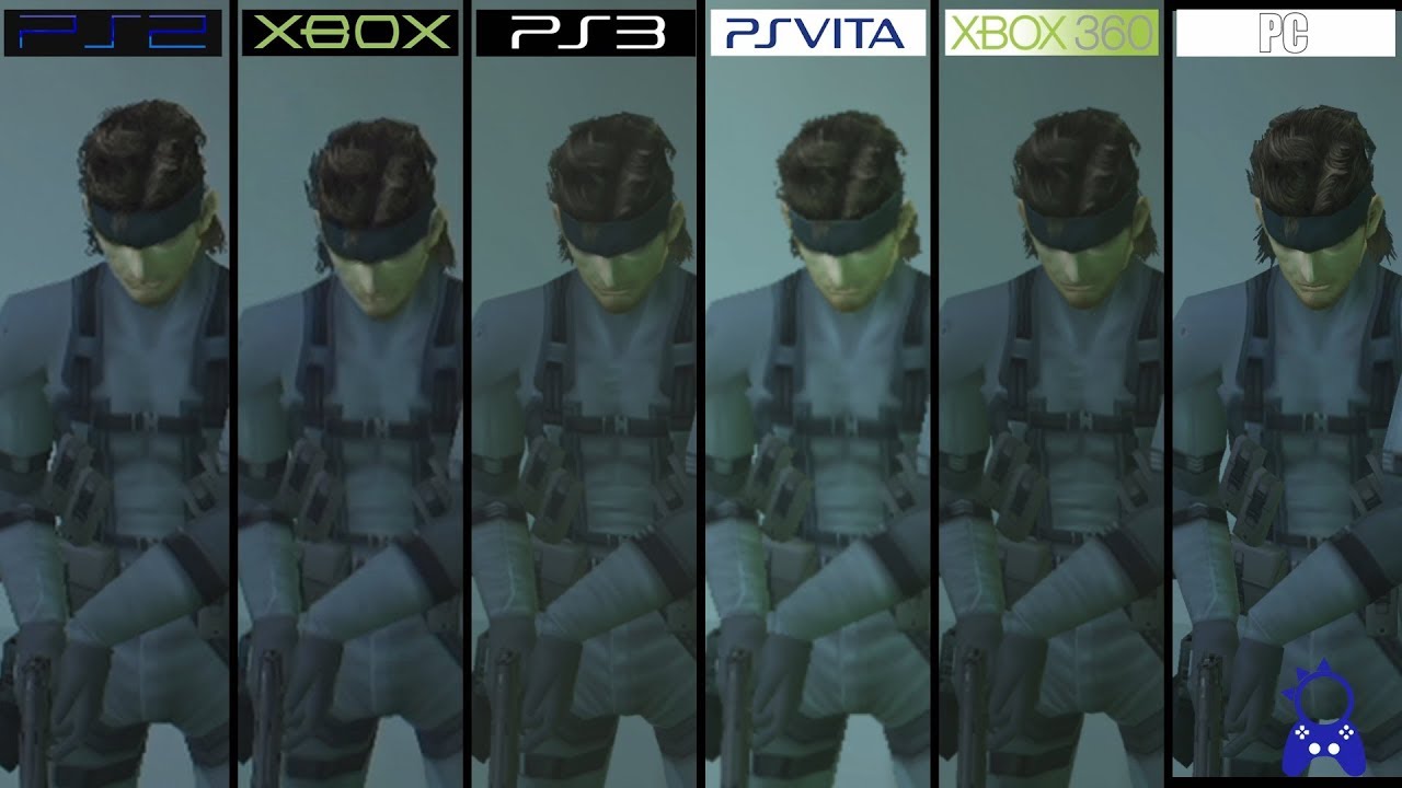 Metal Gear Solid 2, PS2 vs Xbox vs PC vs PS3 vs Vita vs 360