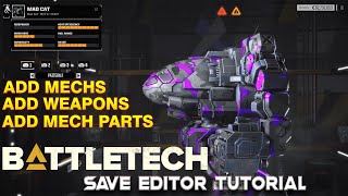 Battletech Save Editor Tutorial