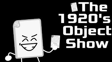 [CANCELLED] The 1920’s Object Show - Intro