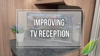 Improving TV reception in the caravan