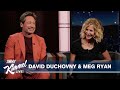 Meg Ryan and David Duchovny on Filming in an Airport, Visiting Dildo &amp; Craziest Vacation Ever