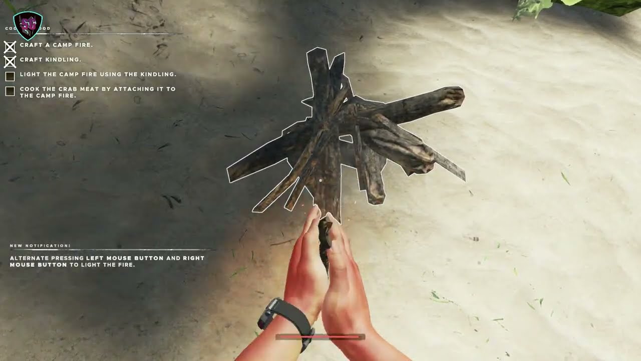 “Jet Crash! Stranded on Island – Shelter, Food & Campfire Survival in Stranded Deep”