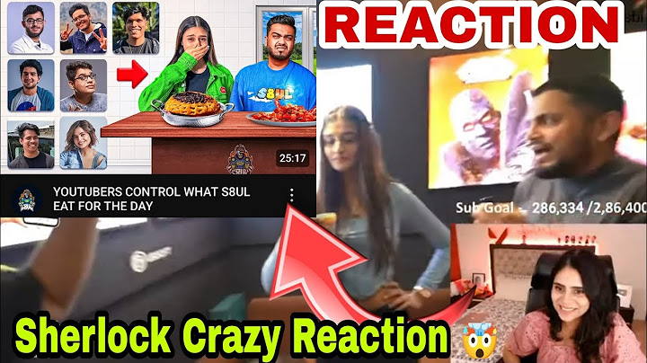 @sherlockgaming Crazy Reaction on S8UL Youtubers control video 🤯 #sherlock #s8ul