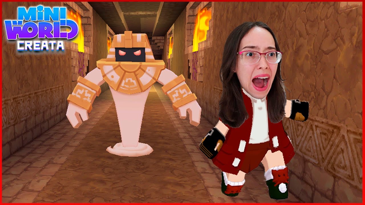 Mini World Oceano #26: ACHEI O SEGREDO DO DESERTO - YouTube