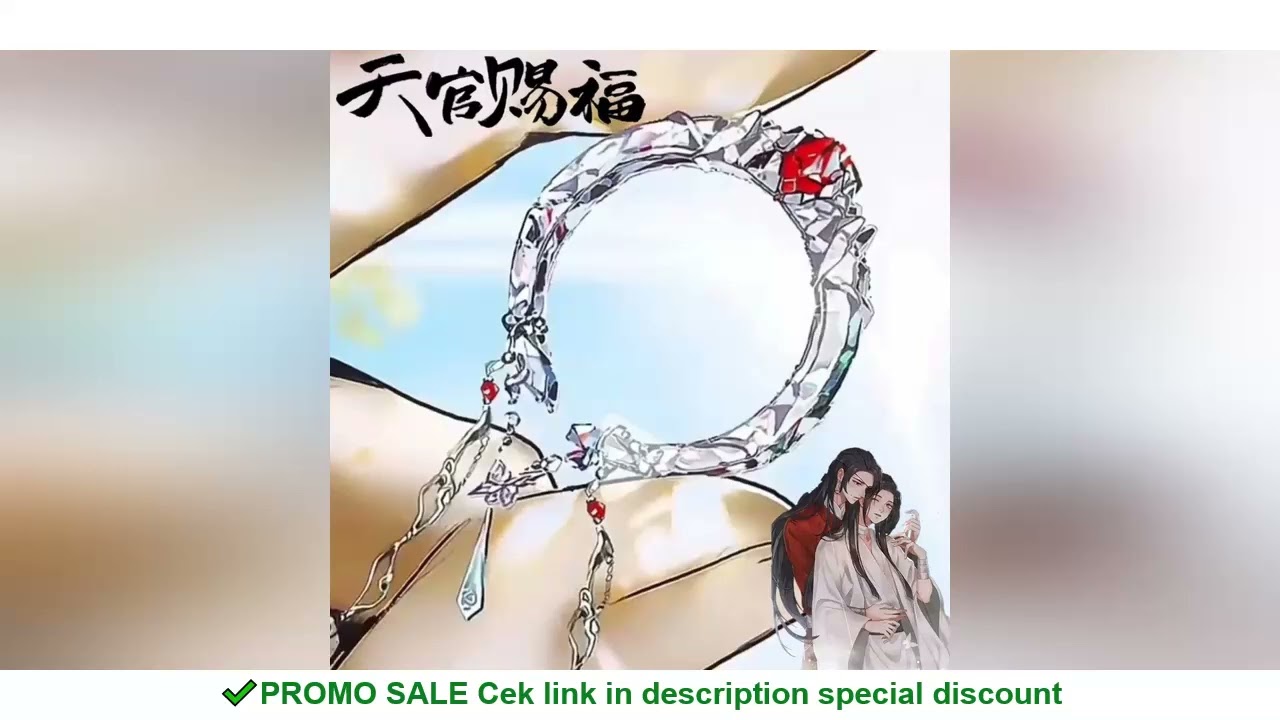 Anime Heaven Official's Blessing Necklace Tian Guan Ci Fu Cosplay Hua Cheng Xie Lian Unisex Pendant