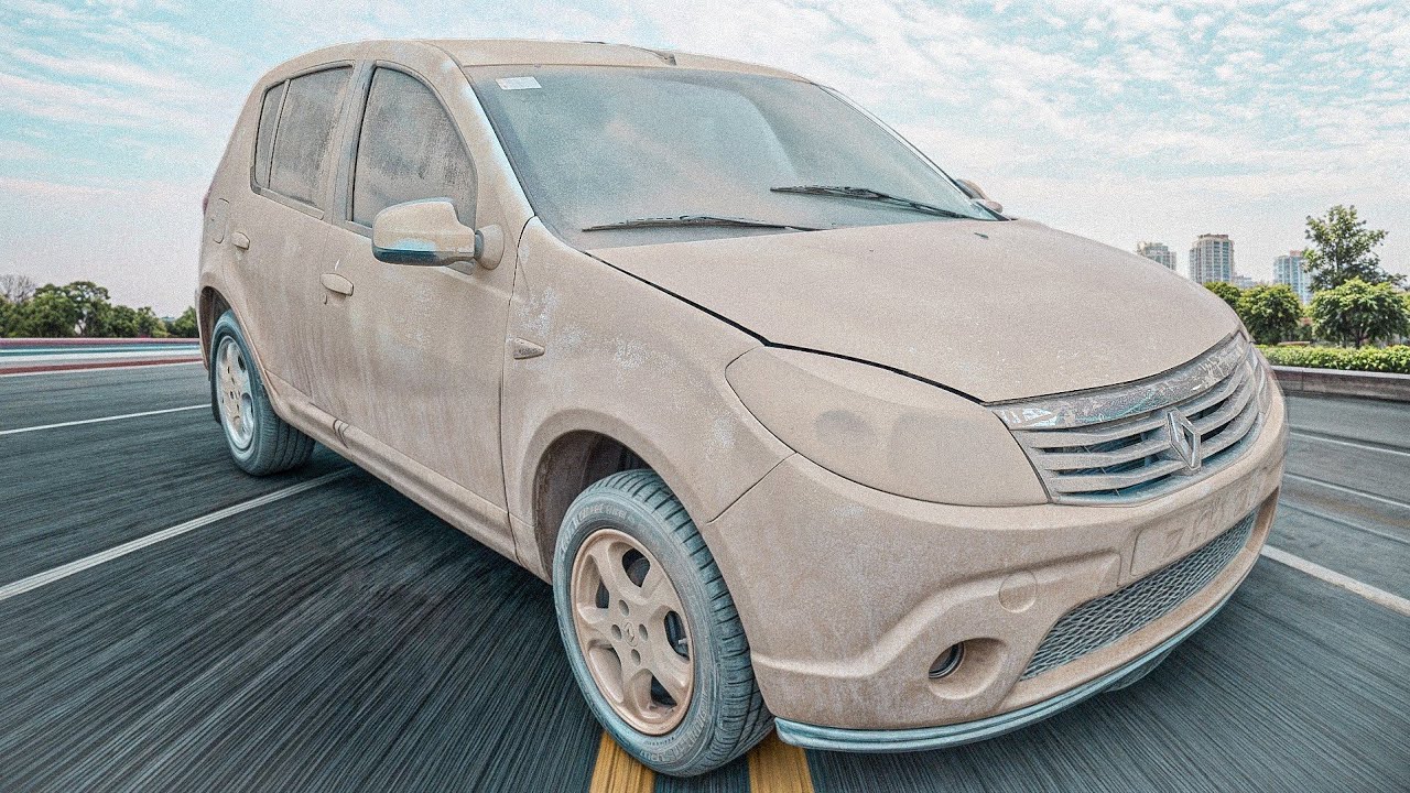 Cleaning A Disaster RENAULT (VANDALIZED)|Repo Car For Auction😮!