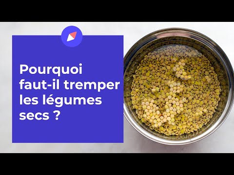 Vidéo: Pendant combien d'heures les pois chiches doivent-ils être trempés ?