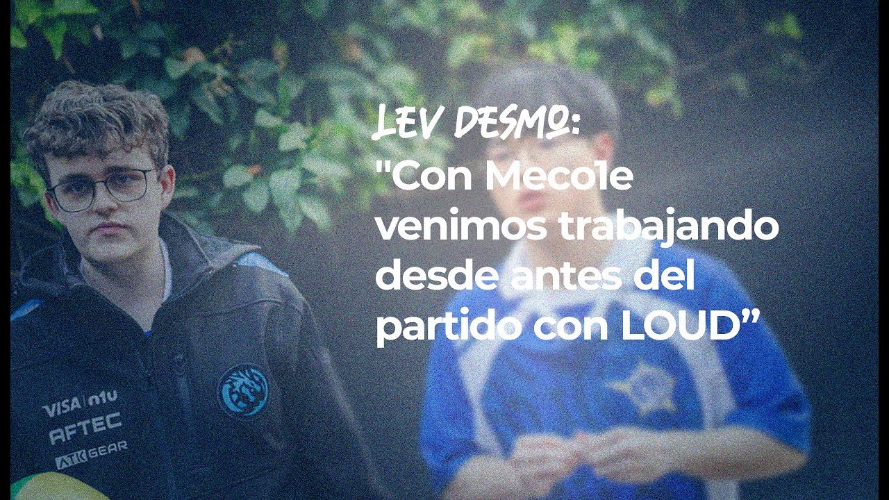 LEV DESMO: "Con el asistant... (MECO1E) estamos trabajando juntos desde previo al juego de LOUD..."