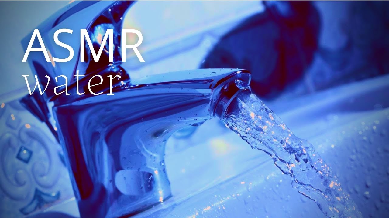 ASMR Bath filling 1 hour. Sounds of tap water ASMR for sleep, for