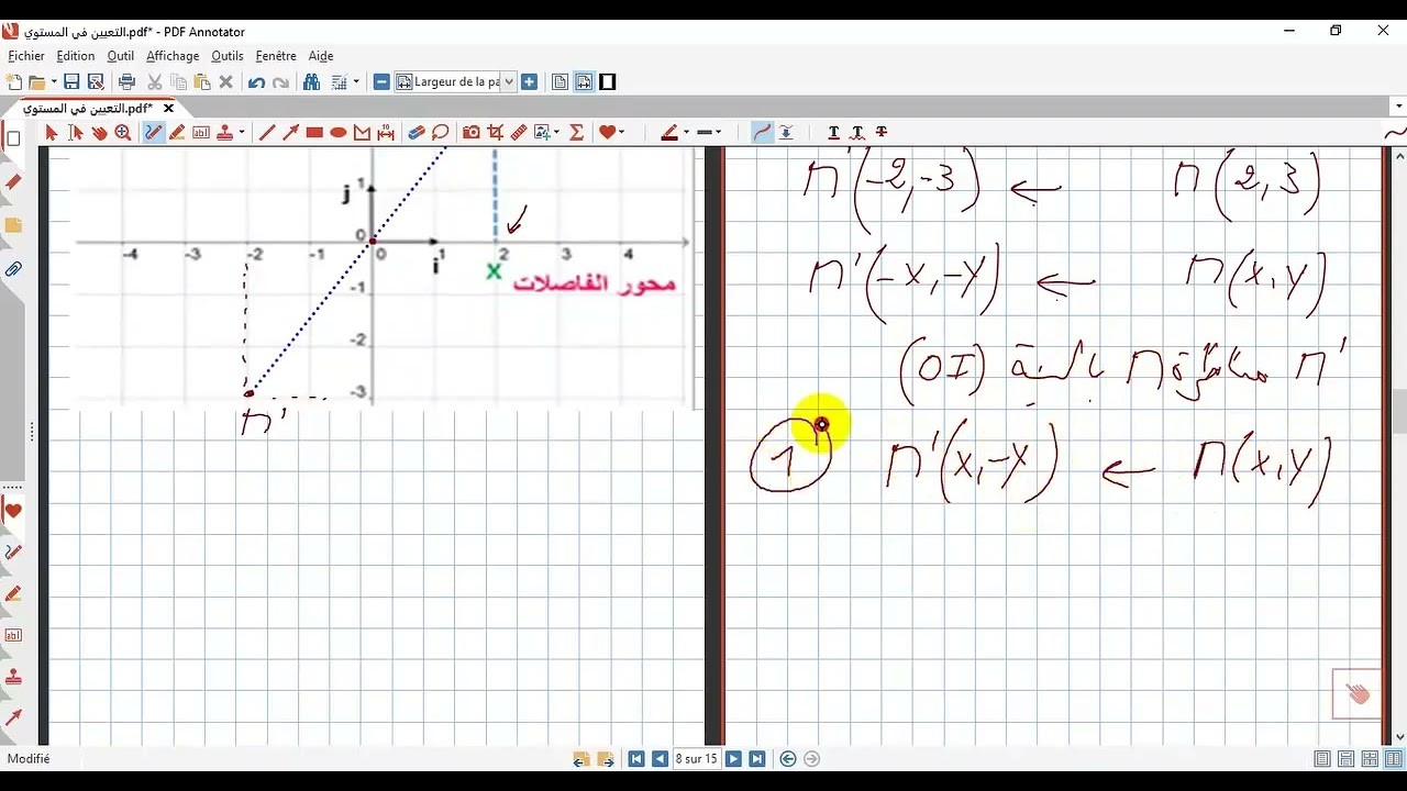 التعيين في المستوي تاسعة أساسي