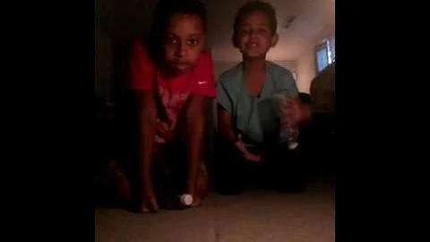 Gerald pogue and Terrell Simms water bottle challe...