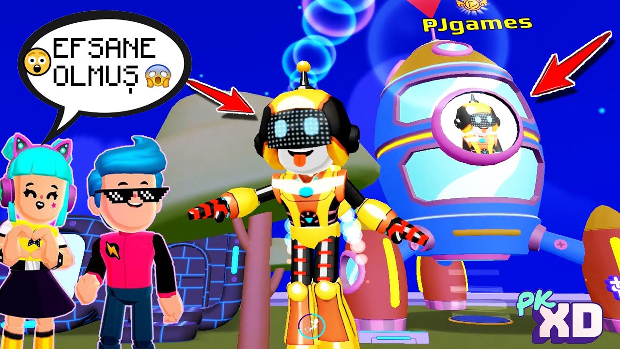 ☆ページೀ EFSANE EV ve ZIRH ALIYORUZ 😱 🤖 PK XD YENİ - YouTube