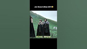 Jon Snow & Bran 2019 🥹 Than Vs Now Edit #shorts #gameofthrones