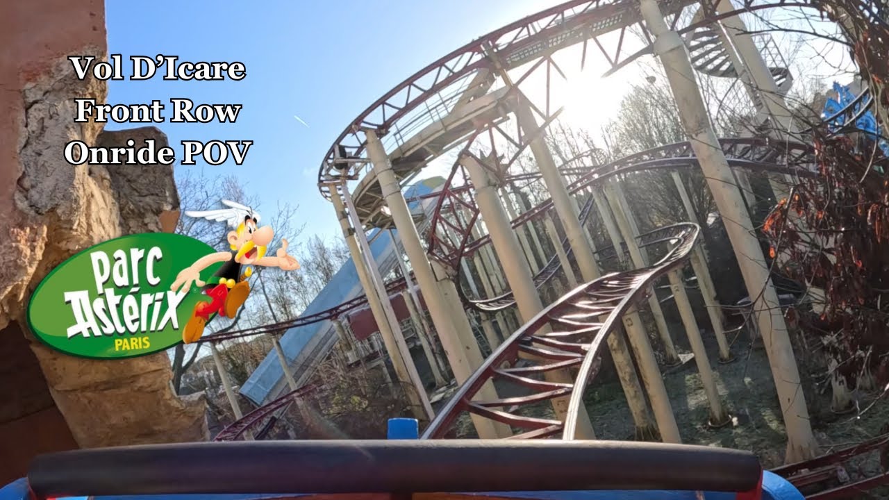 Vol D’Icare Front Row Onride POV | Parc Astérix 