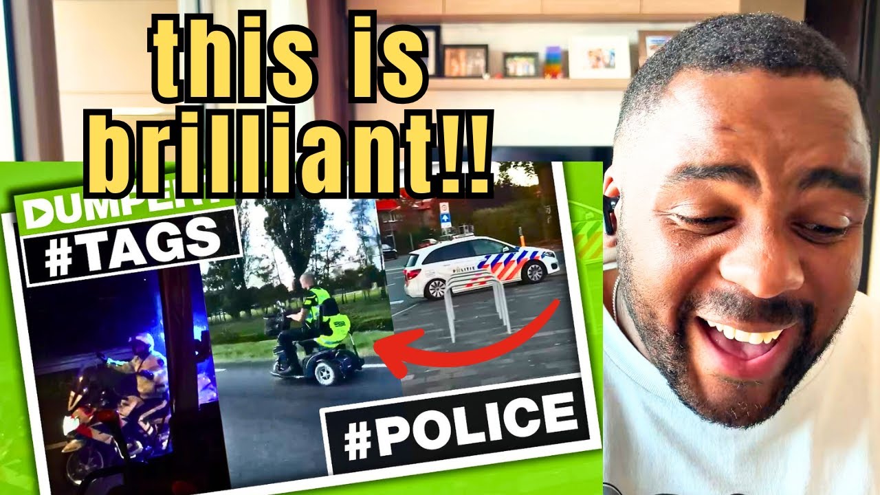 Brit Reacts to CRAZY! Dutch Police Compilation | Dumpert