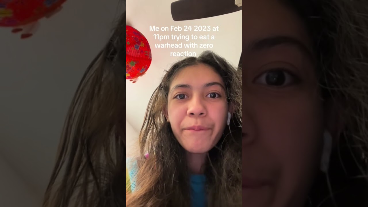 I had such a weird reaction 