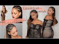 Trying Rihanna inspired Hairstyle|RubberBand hairstyle| Tutorial!