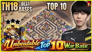 NEW UPDATED TOP 10 TOWNHALL 18 BASE ! BEST TH18 LEGEND BASES WITH LINK ! ANTI 2 STAR TH18 WAR BASE screenshot 5