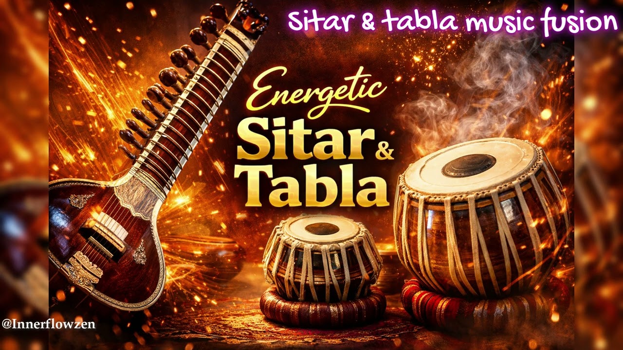 Energetic Sitar & Tabla Instrumental Music | High Energy Indian Classical Fusion