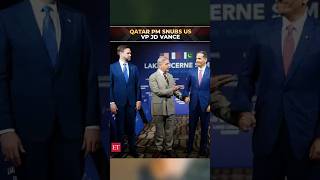 Watch! Qatar PM snubs US VP JD Vance after US-Iran talks at Lucerne Summit in Switzerland