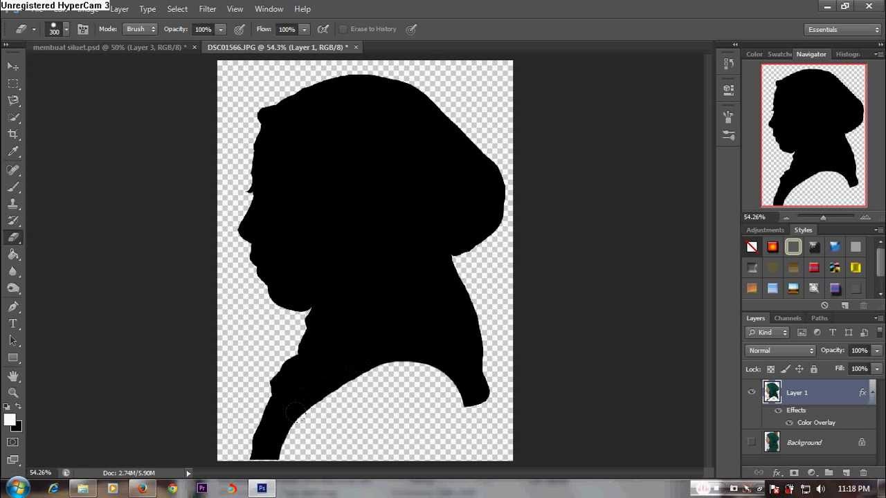 Tutorial Photoshop Cara Membuat Siluet PAS MANTAP YouTube