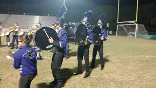 EHS Drumline - Drum Battle VS Cypress Lake @ Edison Festival of Light